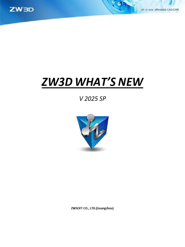 ZW3D V2025 SP Features Overview | PDF | Computer File | Simulation