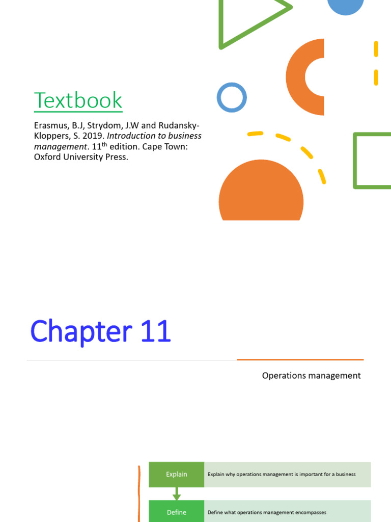 Operations Management Essentials Guide | PDF | Operations Management ...