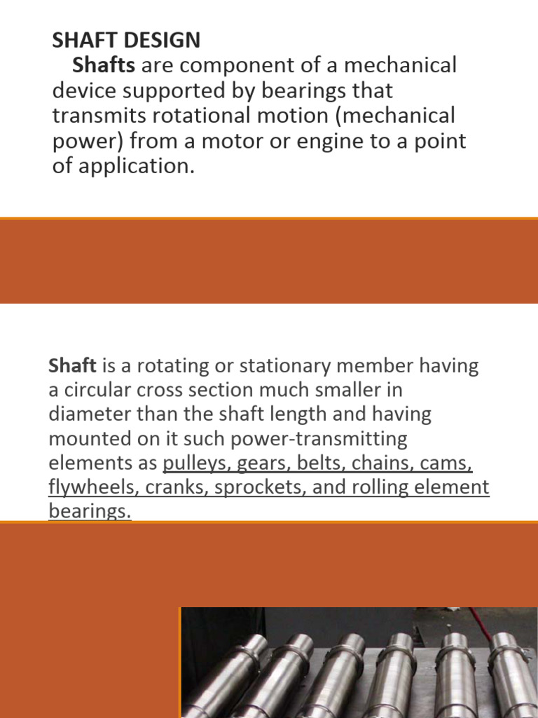 Shaft Design and Applications Overview | PDF