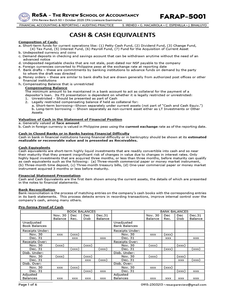 Understanding FARAP in Accounting | PDF | Banks | Debits And Credits