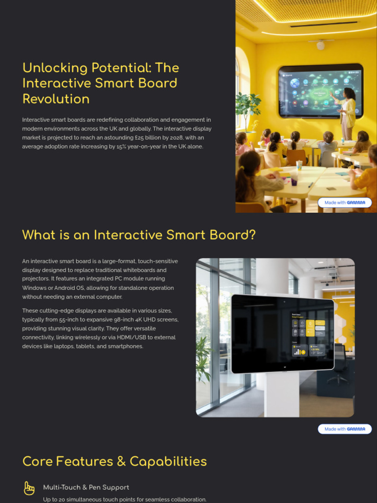 Unlocking Potential The Interactive Smart Board Revolution | PDF