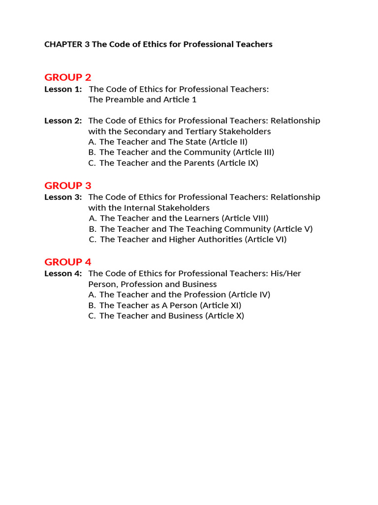 G1 G2 G3 Chapter 3 Topics | PDF