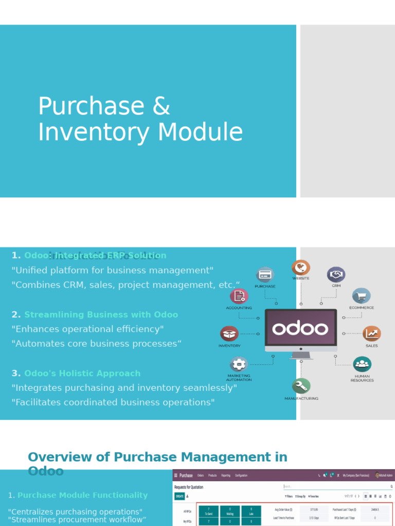 Automating Odoo Purchase & Inventory | PDF | Inventory | Automation