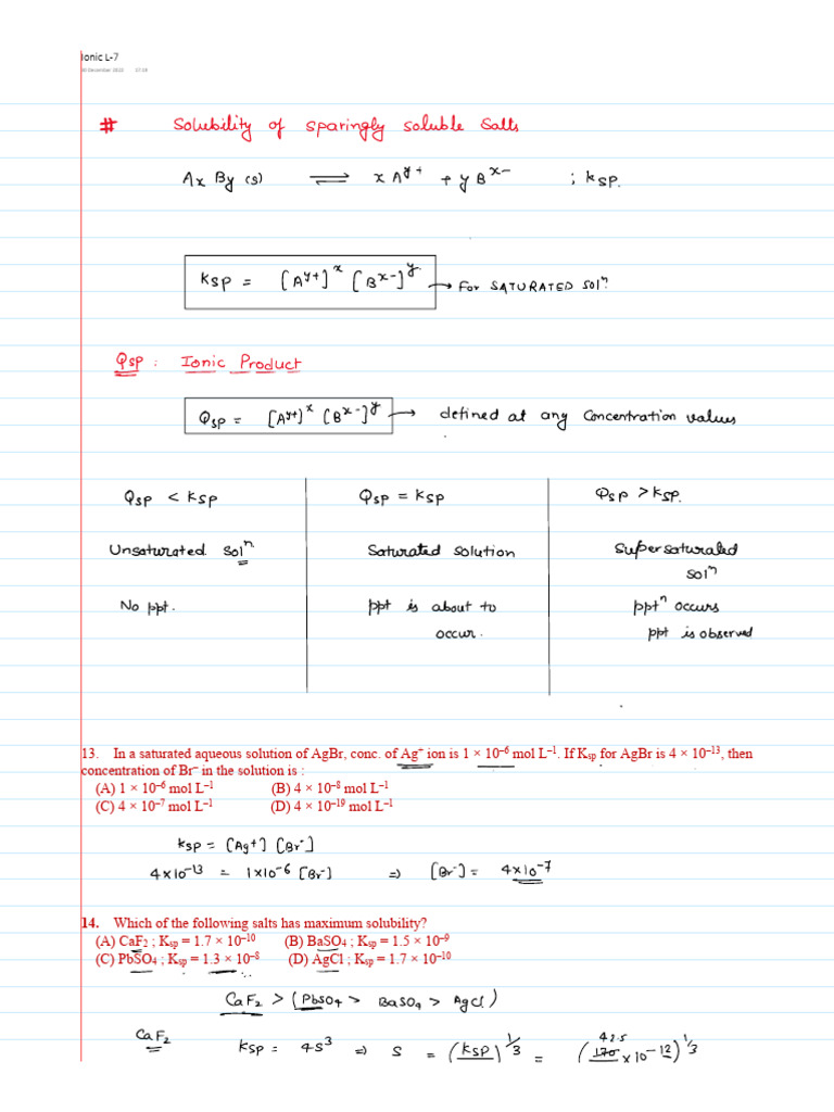 Ionic Eqm L-7 | PDF