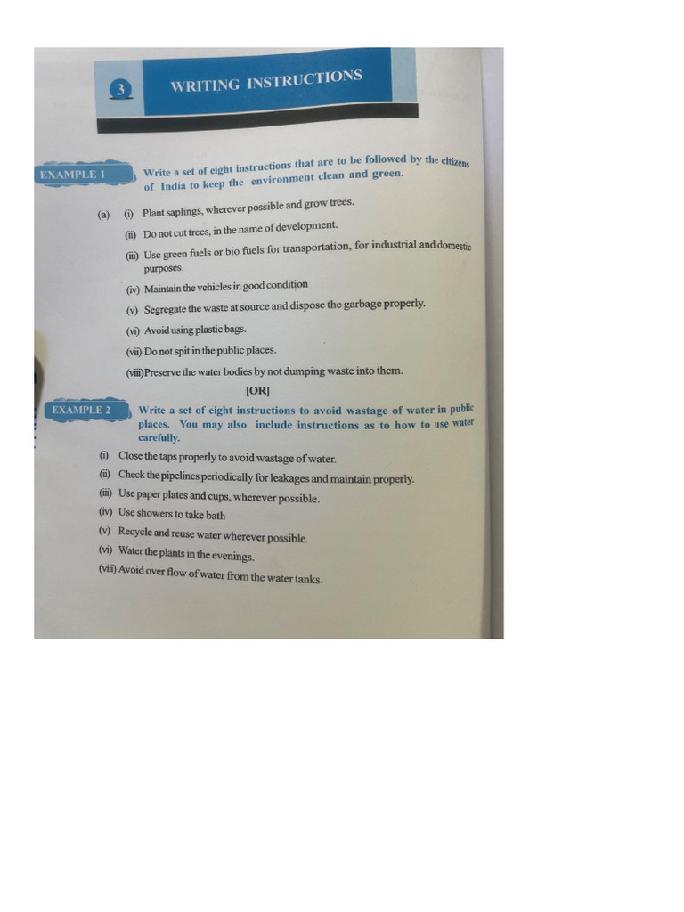 Writing Instructions - Docx 1 | PDF