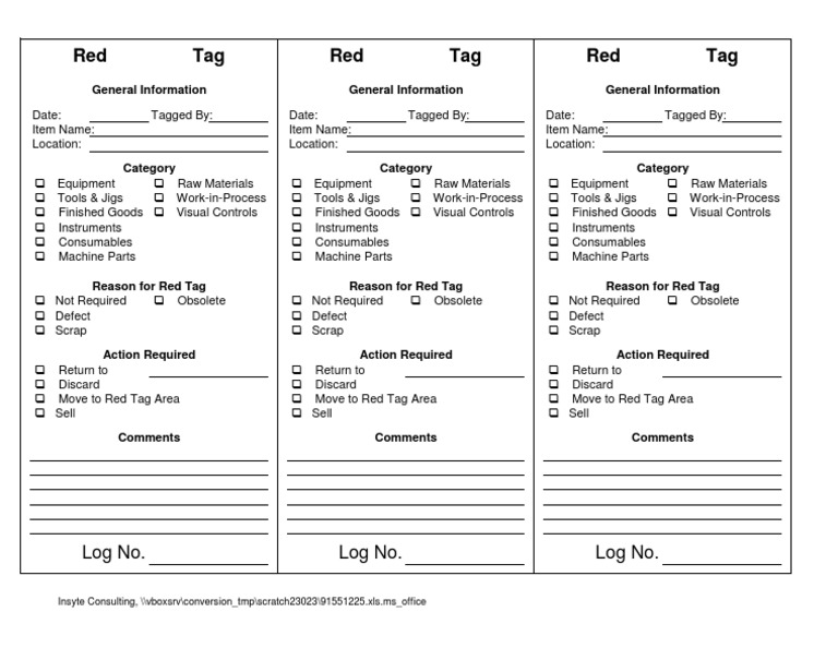 Red Tag | PDF | Business | Computers