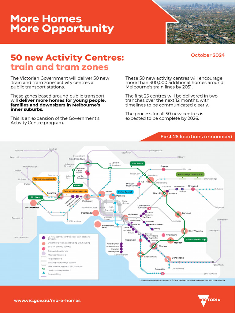 New Train and Tram Activity Centres in Melbourne | PDF | Transport ...