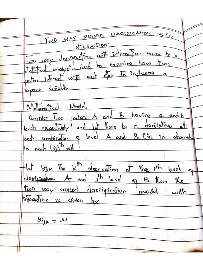 ST 324 Hand Notes | PDF