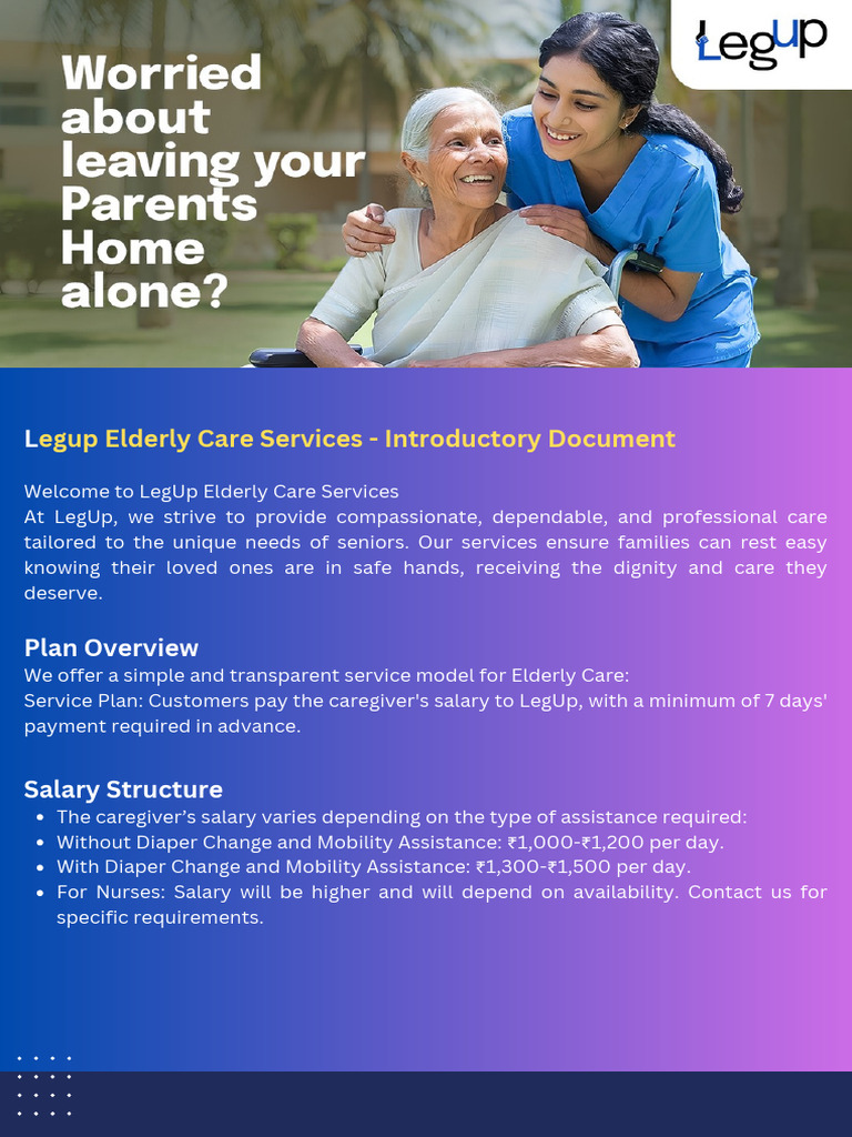 Elderly Care | PDF | Elderly Care | Caregiver