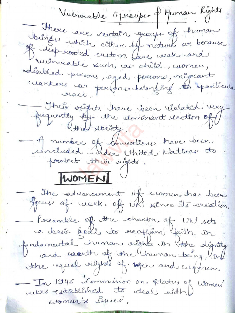 #6 Human Rights of Women @lawvita | PDF