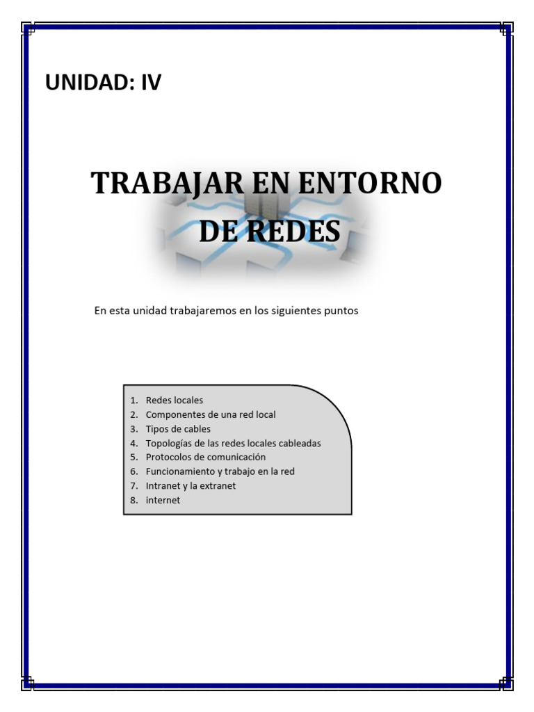 Guía de Redes Locales y Componentes | PDF | Red de computadoras | Medio ...