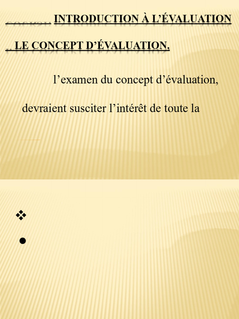 Introduction à l'évaluation pédagogique | PDF | Apprentissage | Pédagogie