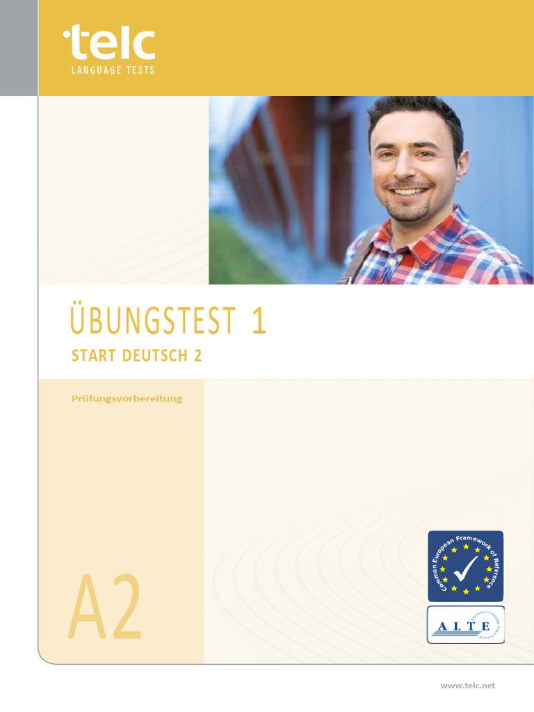 Seiten Aus Telc Deutsch A2 Uebungstest 1 2020 | PDF