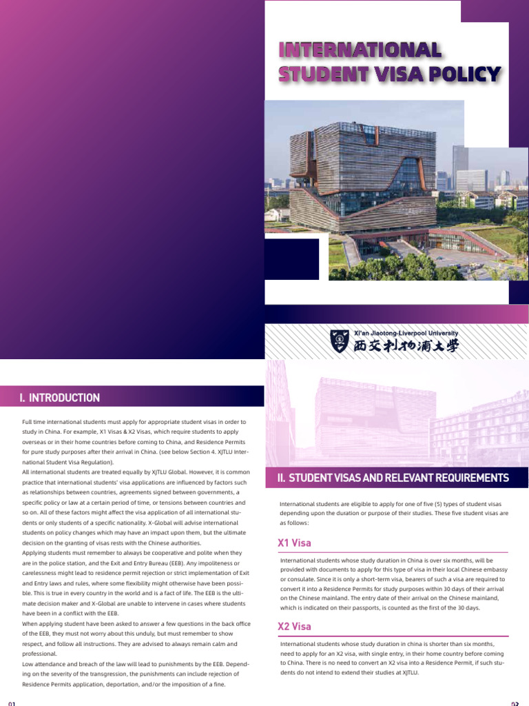 International Student Visa Policy | PDF | Travel Visa | Passport