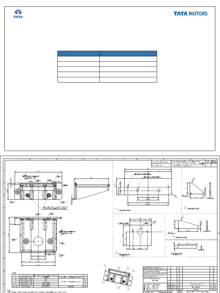 Engine Mounting Bracket Assembly Details | PDF
