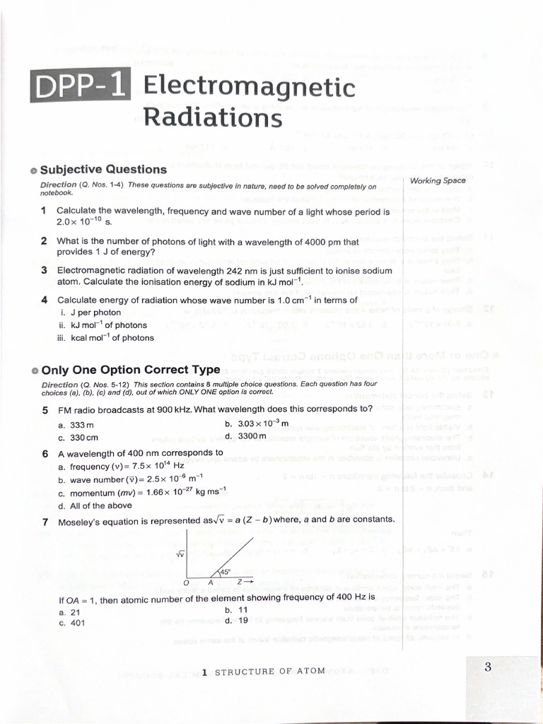 DPP 1 Electromagnetic | PDF