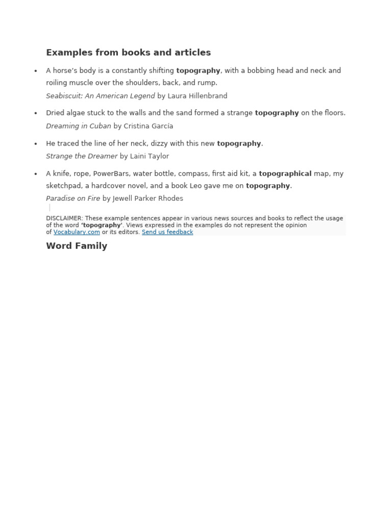 Examples From Books and Articles | PDF