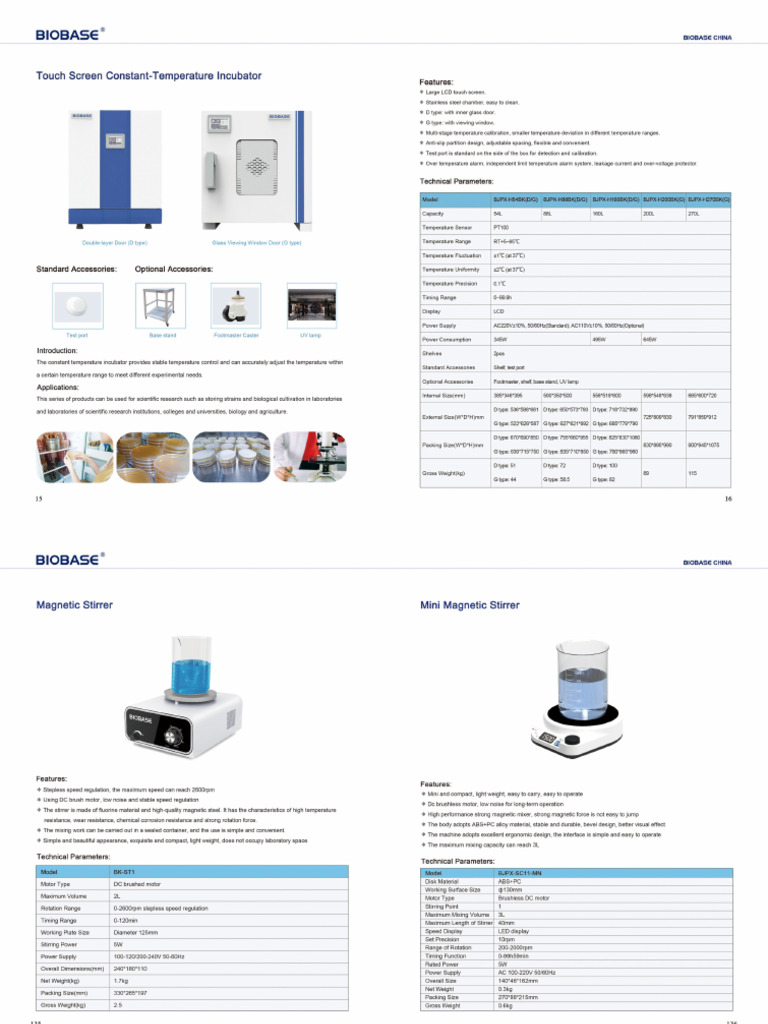 Catalog Biobase Soi | PDF