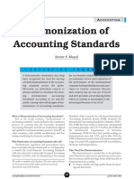 Harmony of Accounting STD