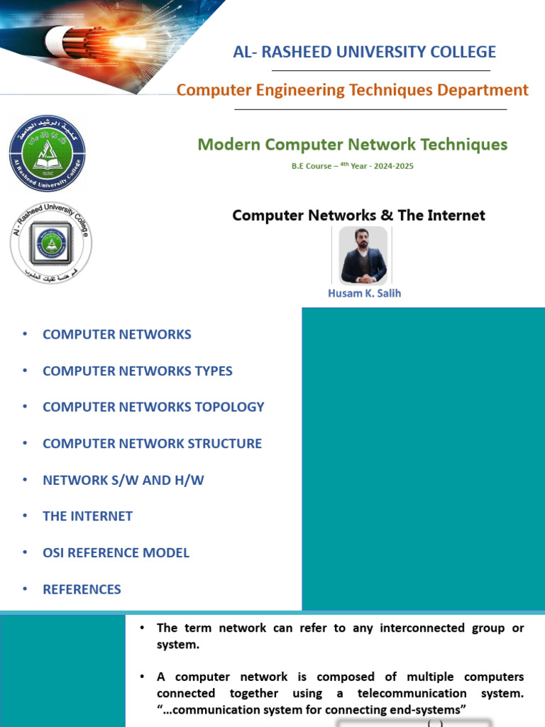 1-Computer Networks & The Internet | PDF | Computer Network | Local ...