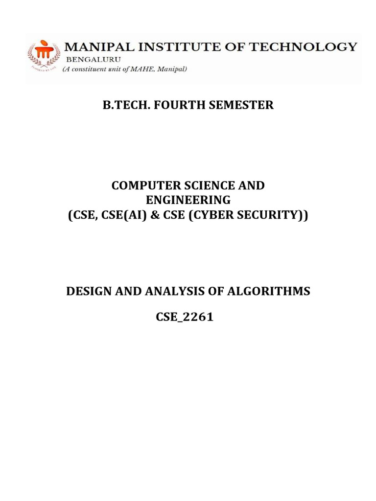CSE 4th Sem Algorithms Lab Manual | PDF | Queue (Abstract Data Type ...