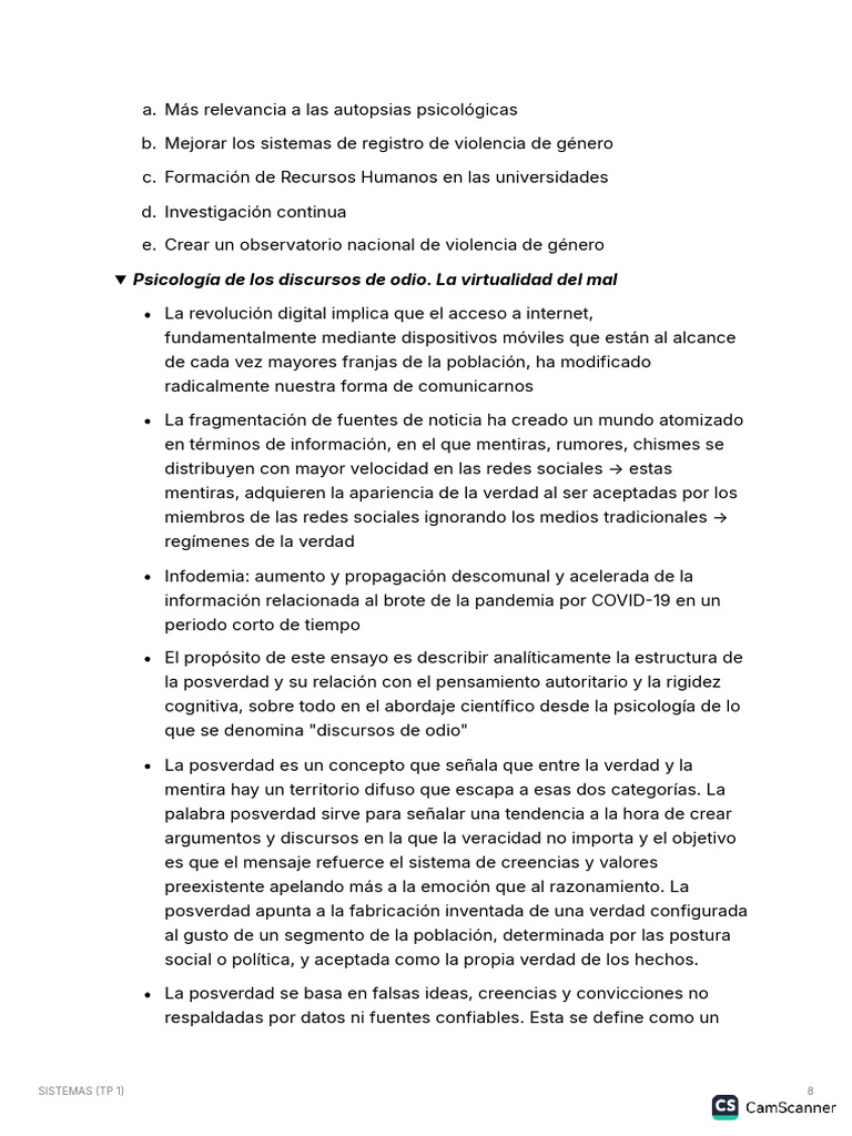 Posverdad y discursos de odio en redes | PDF | Verdad | Sicología