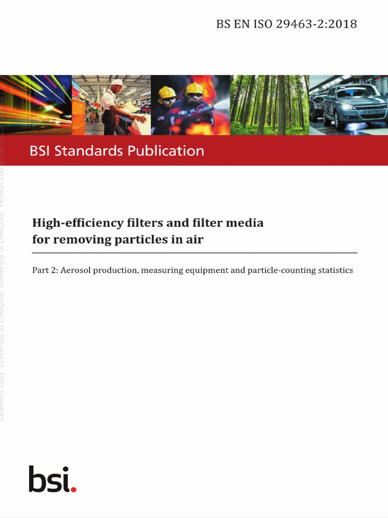 BS en Iso 29463-2-2018 | PDF