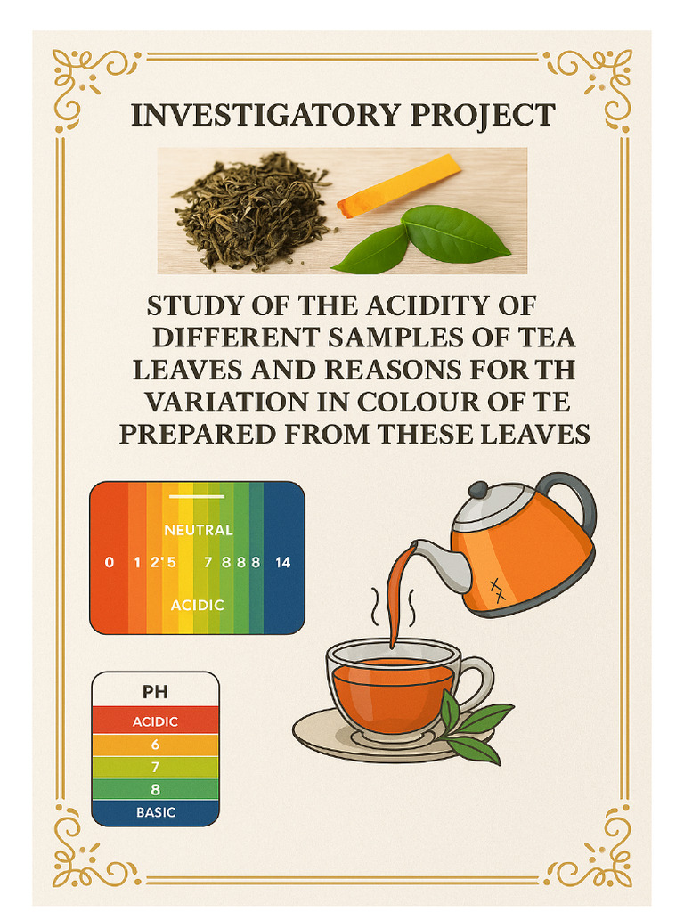 Customized Tea Acidity Project | PDF