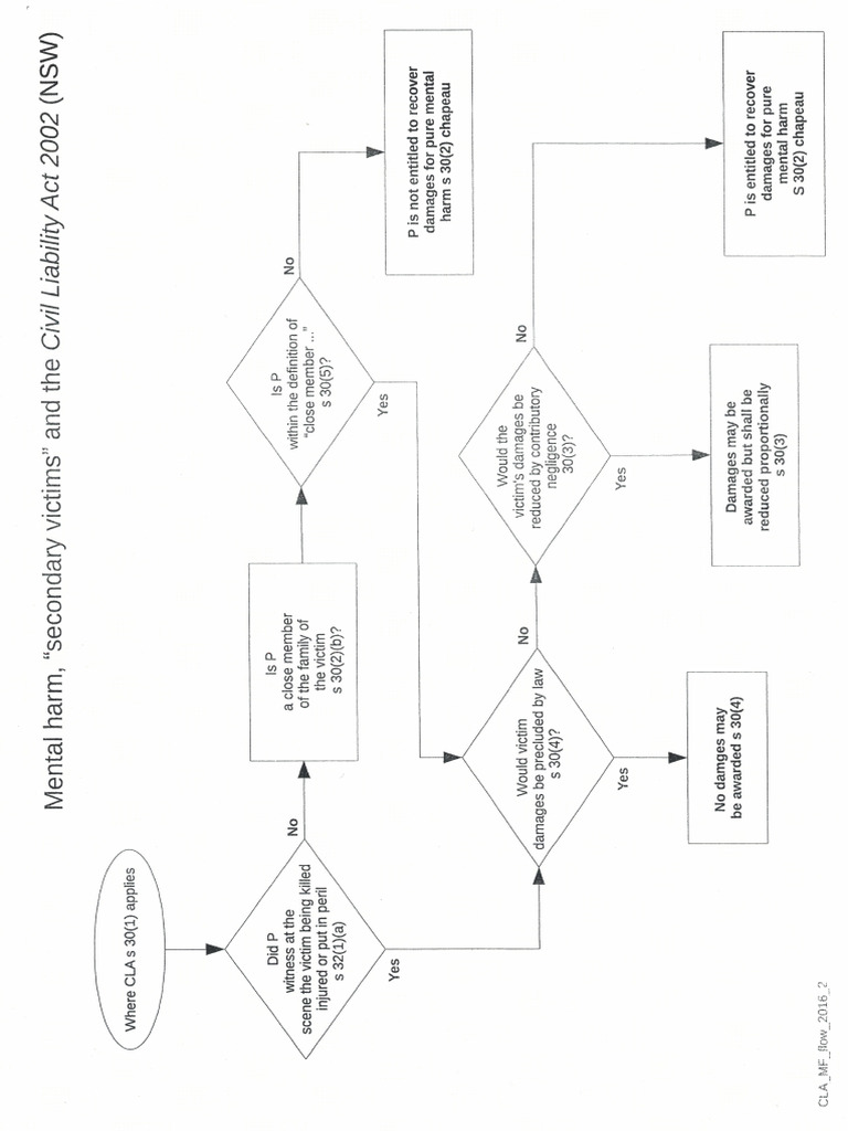 CLA Flowchart Secondary Victim | PDF