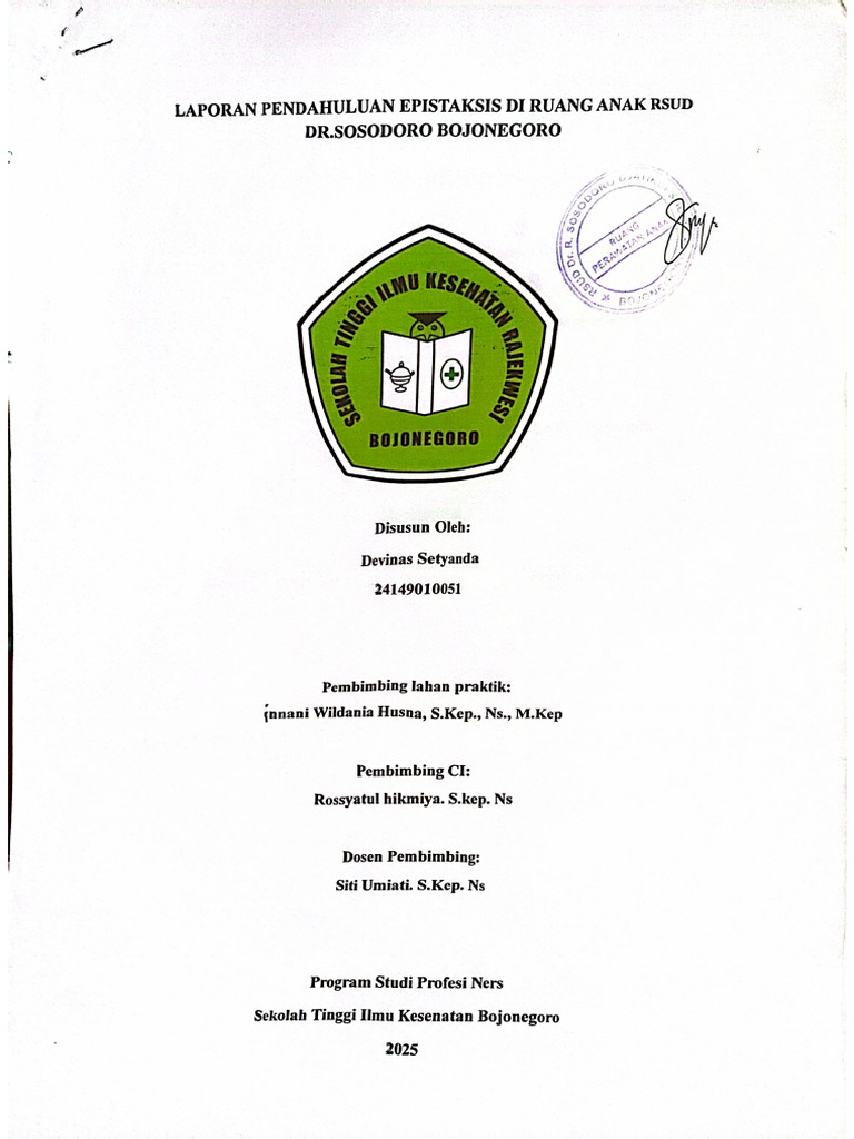 LP Anak Epistaksis 2 | PDF