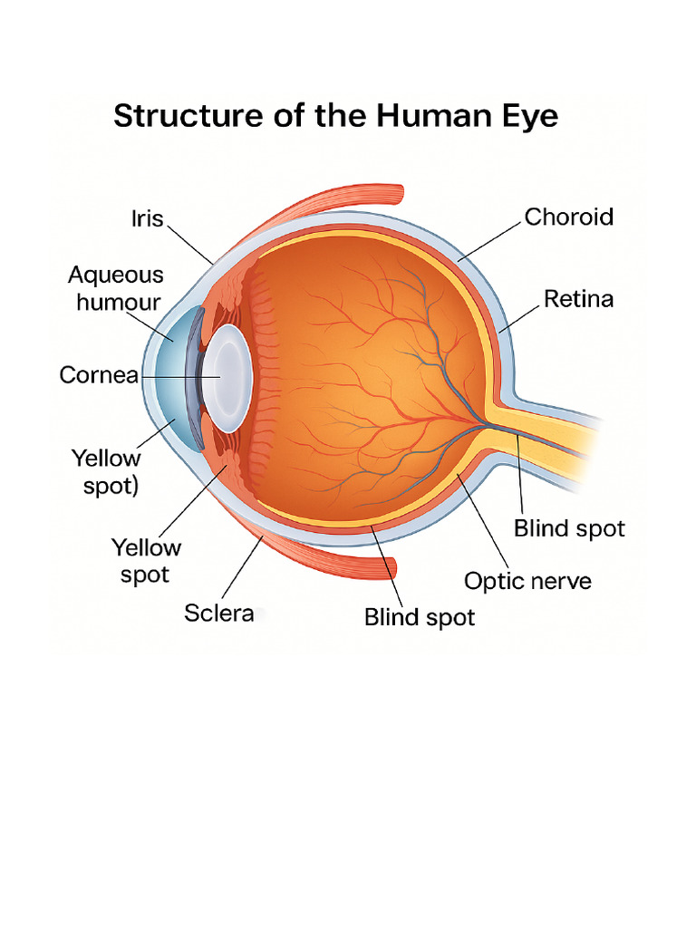 Human Eye Structure and Functions | PDF