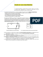 Cortocircuito en una Línea Eléctrica