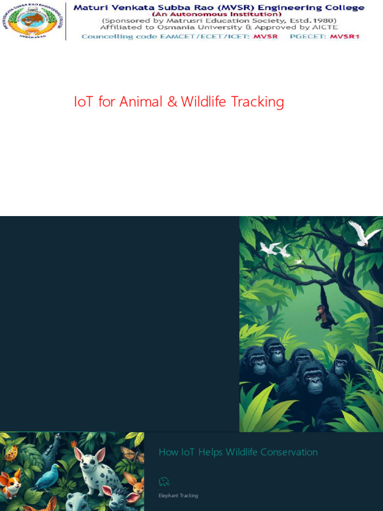 IoT Solutions for Wildlife Tracking | PDF