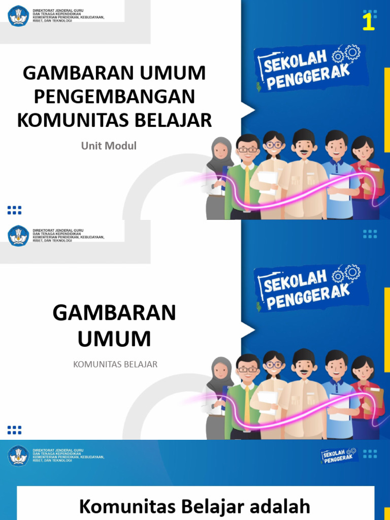 GAMBARAN UMUM PENGEMBANGAN KOMUNITAS BELAJAR.pptx | PDF