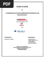 Download A Comparative Analysis of Hero Honda Motors Ltd and Bajaj Auto Ltd by shvmkushwah55 SN88347335 doc pdf