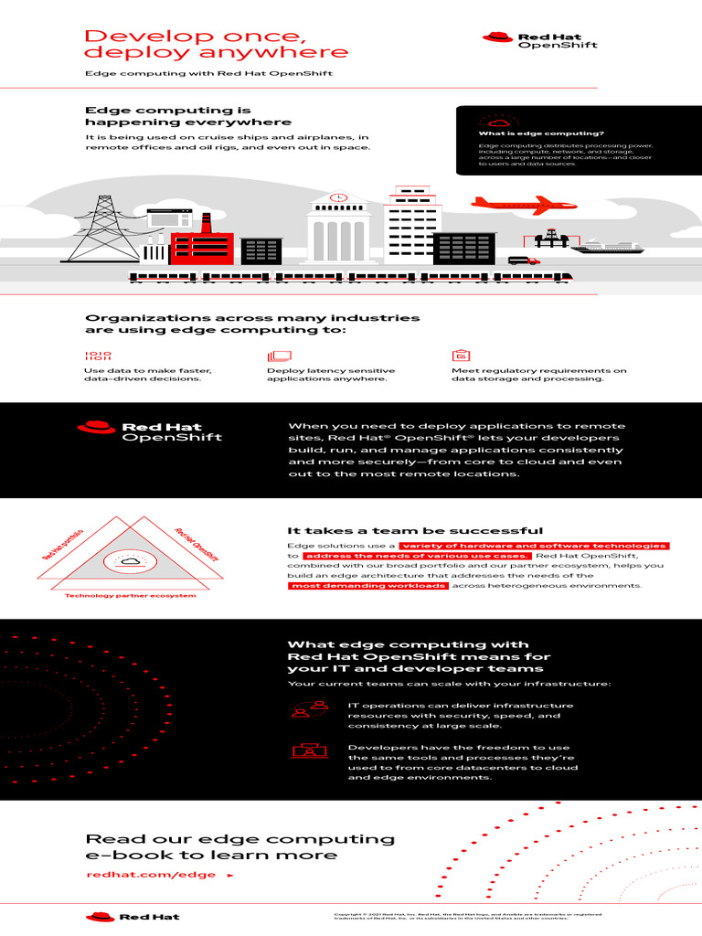 Edge Computing with Red Hat OpenShift | PDF | Red Hat | Computing