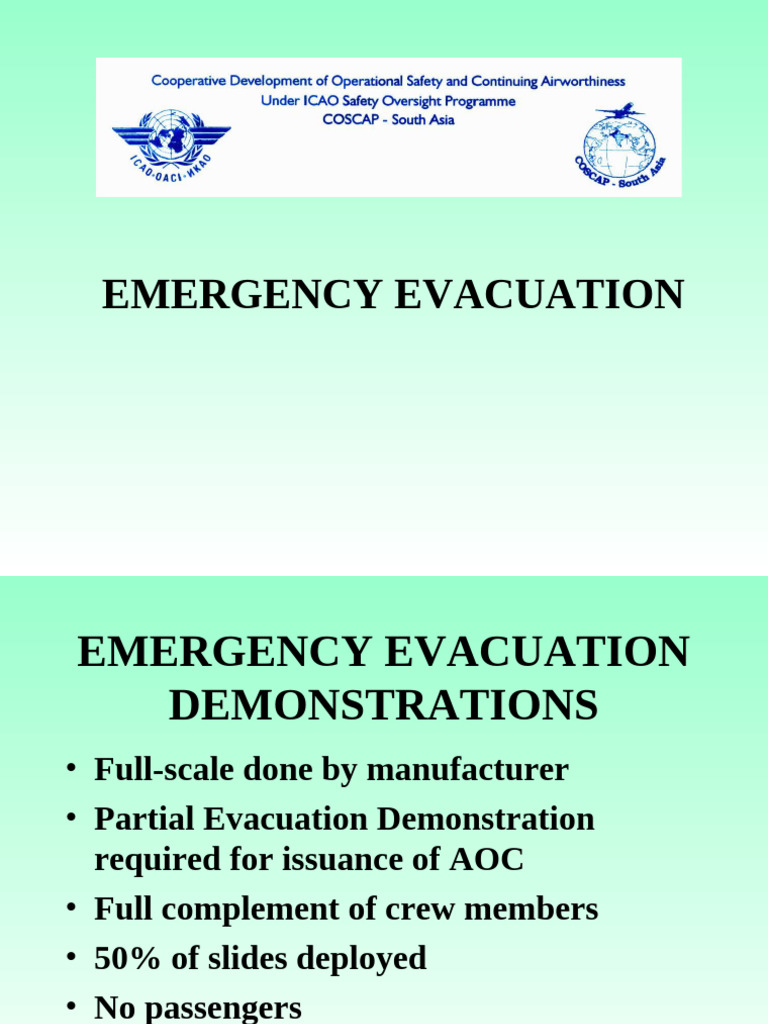 Emergency Evacuation and Ditching Procedures | PDF
