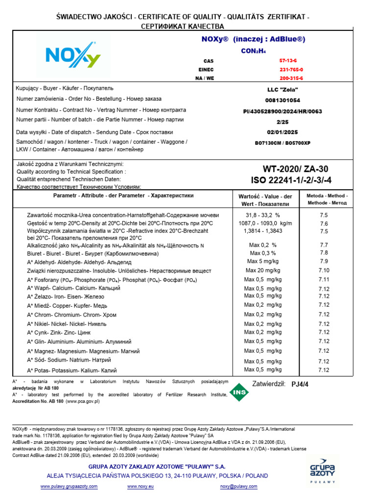 Ad Blue | PDF