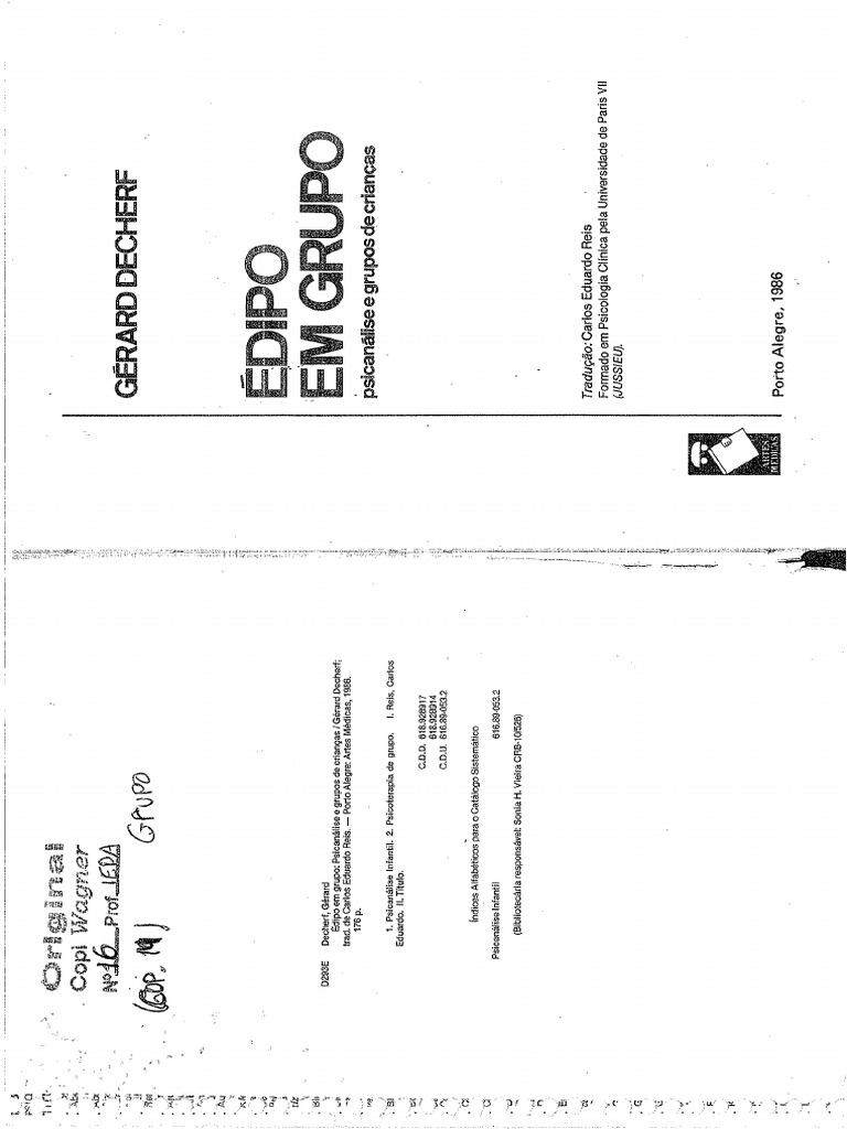 Édipi em Grupo Texto | PDF