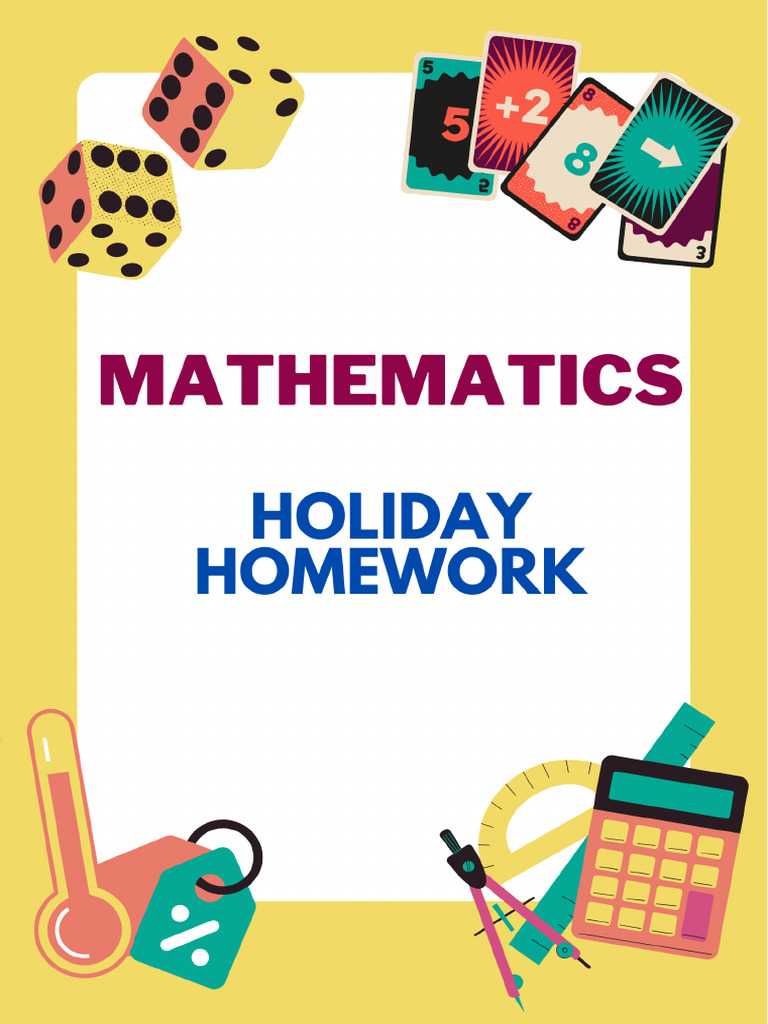 Class X Math Holiday Homework | PDF | Numbers | Quadratic Equation