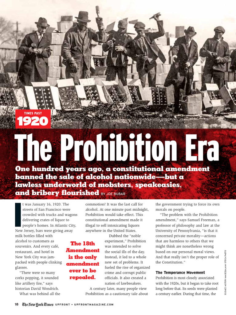 The Impact of Prohibition in America | PDF | Prohibition | United ...