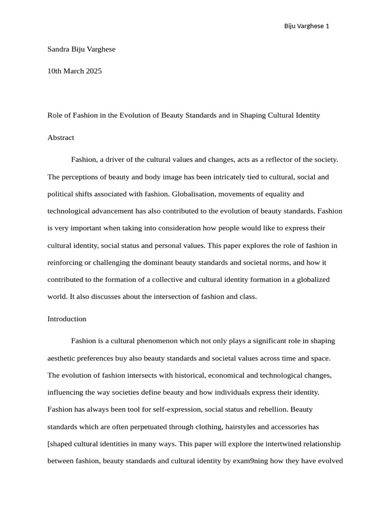 Fashion's Impact on Beauty Standards | PDF | Fashion | Corset