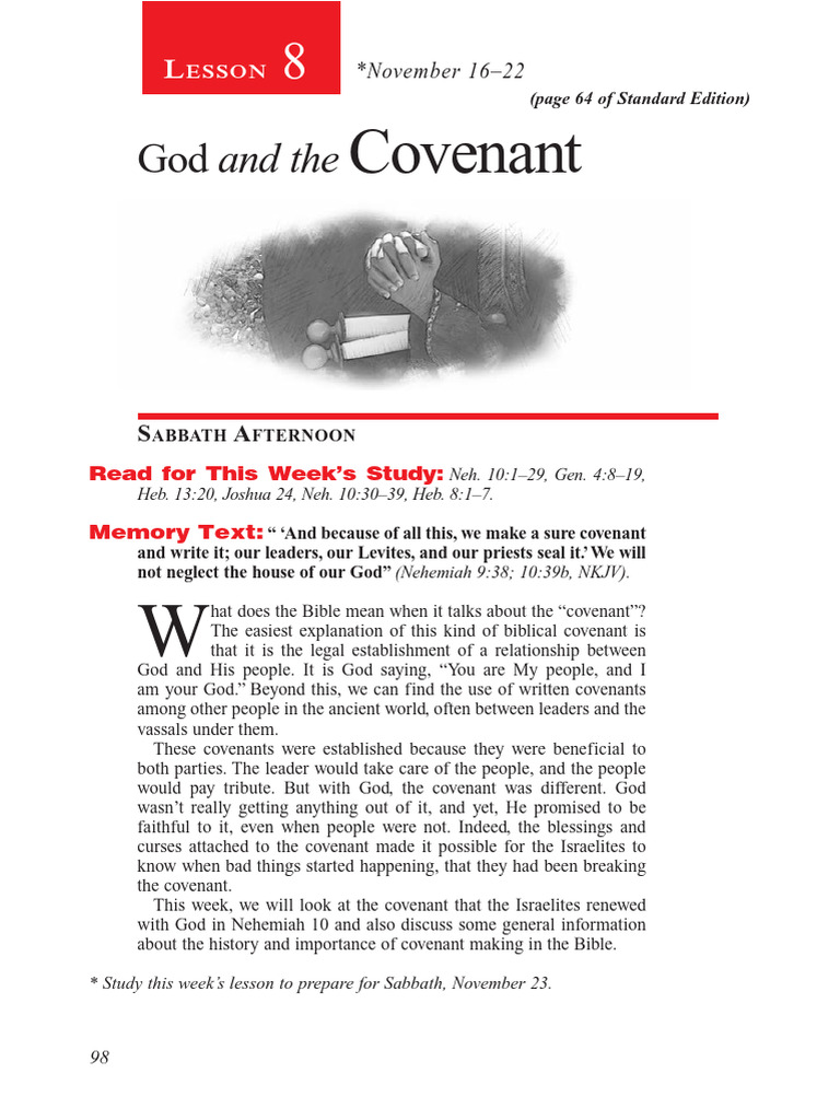 Understanding Biblical Covenants | PDF | Covenant (Biblical) | Book Of ...