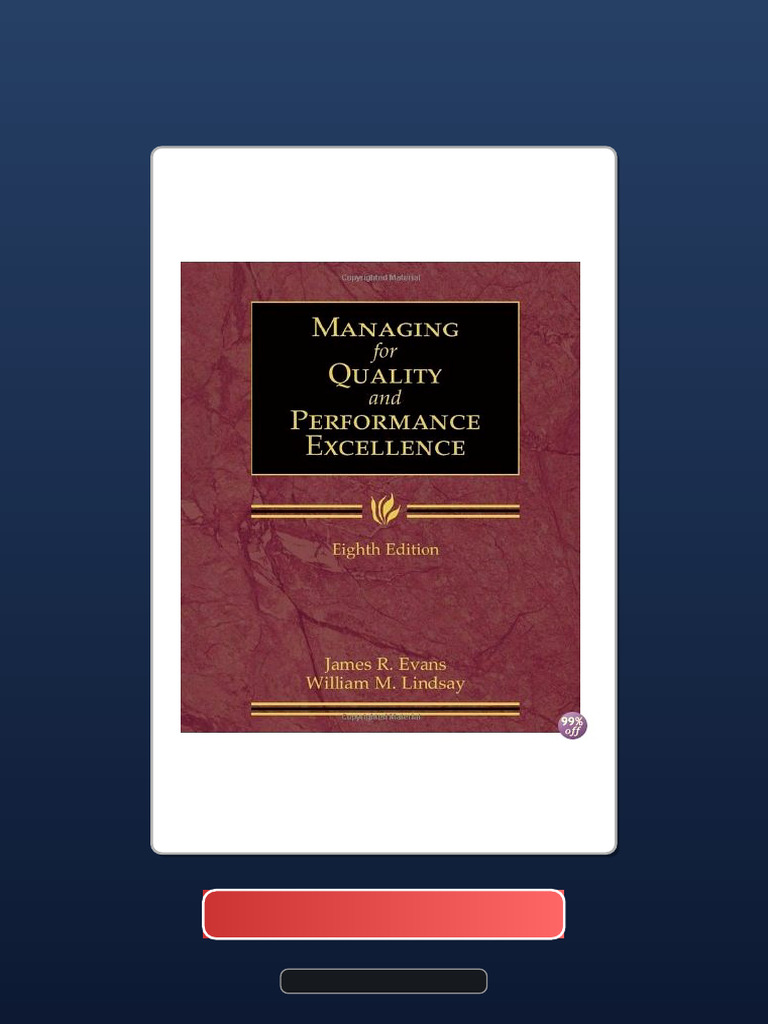 Complete Bundle Managing For Quality and Performance Excellence 8th ...