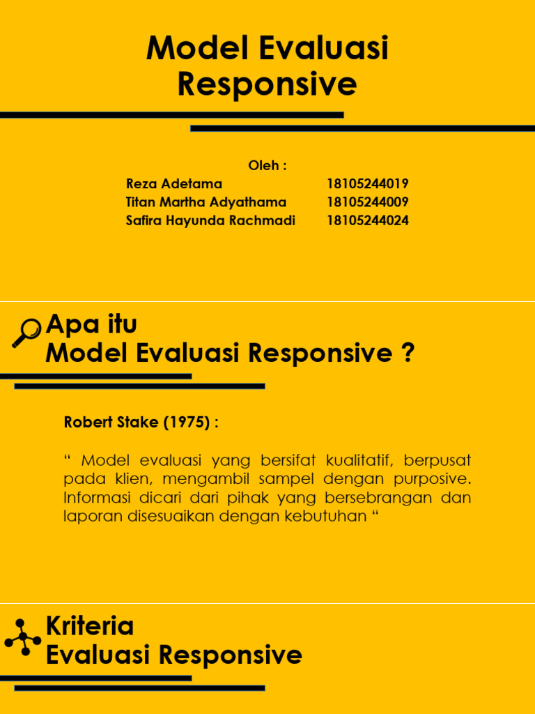 Model Evaluasi Responsive: Panduan Lengkap | PDF