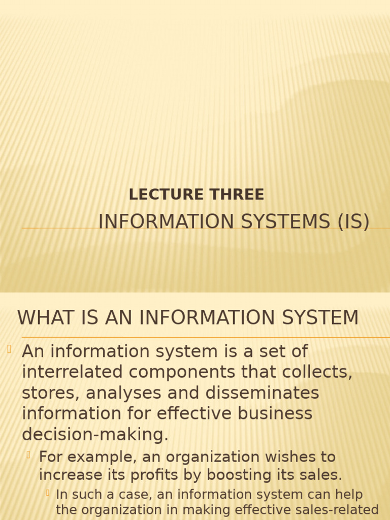 Understanding Information Systems Components | PDF | Optical Character ...