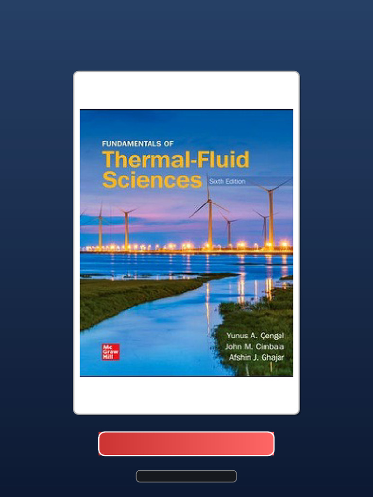 Fundamentals of ThermalFluid Sciences 6th Edition Test Bank PDF ...