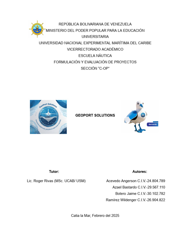 GeoPort Solutions 250203 171920 | PDF | Sustentabilidad | Infraestructura