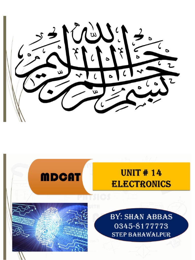 UNIT 10 Electronics | PDF