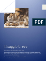 Saggio Breve